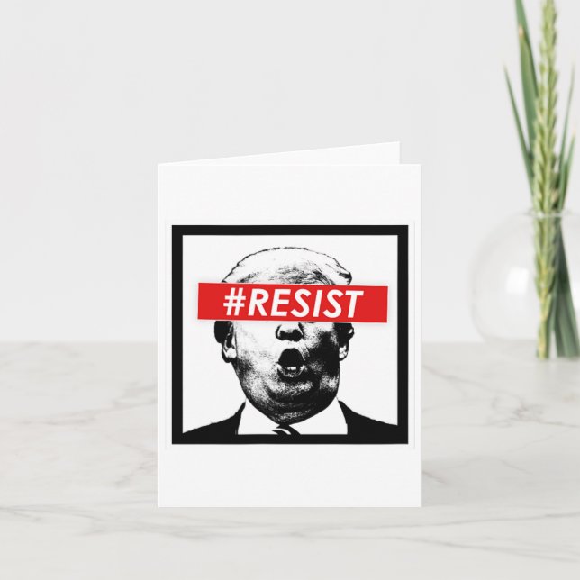 Resist Trump  Card (Front)
