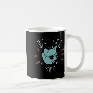 Resist Trump Cat Anti Trump Protest Anti Political Coffee Mug