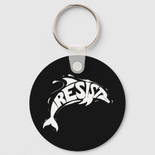 Resist Trump Dolphin Protest Anti Trump Political Key Ring