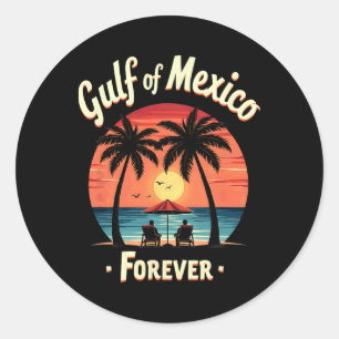 Resist Trump Gulf Of Mexico Forever 1 Classic Round Sticker