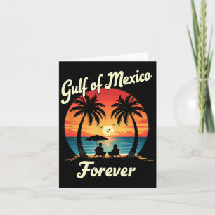 Resist Trump Gulf Of Mexico Forever 2 Card