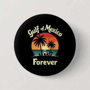Resist Trump Gulf Of Mexico Forever 6 Cm Round Badge