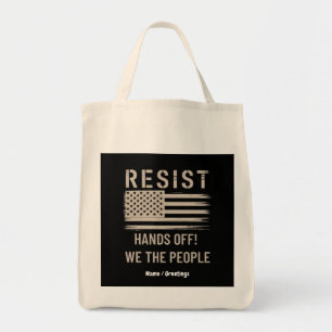 Resist Trump Protest Shirt Anti-Political Tshirt Tote Bag