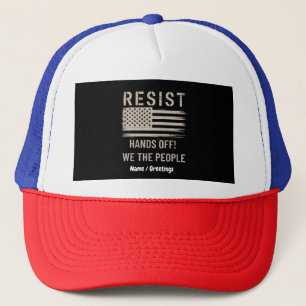 Resist Trump Protest Shirt Anti-Political Tshirt Trucker Hat