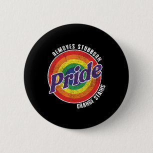 Resist Trump Remove Stubborn Orange Stains Pride M 6 Cm Round Badge