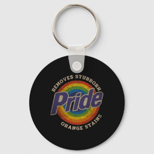 Resist Trump Remove Stubborn Orange Stains Pride M Key Ring