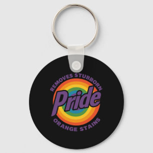 Resist Trump Remove Stubborn Orange Stains Pride M Key Ring