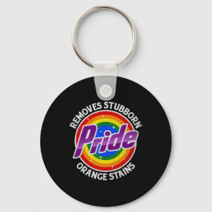 Resist Trump Remove Stubborn Orange Stains Pride M Key Ring