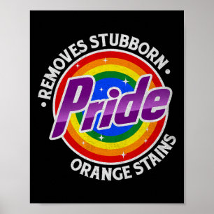 Resist Trump Remove Stubborn Orange Stains Pride M Poster