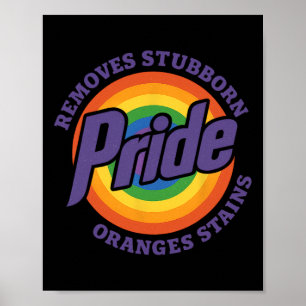 Resist Trump Remove Stubborn Orange Stains Pride M Poster