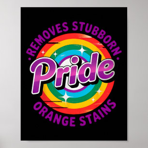 Resist Trump Remove Stubborn Orange Stains Pride M Poster
