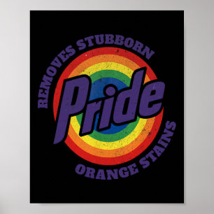 Resist Trump Remove Stubborn Orange Stains Pride M Poster