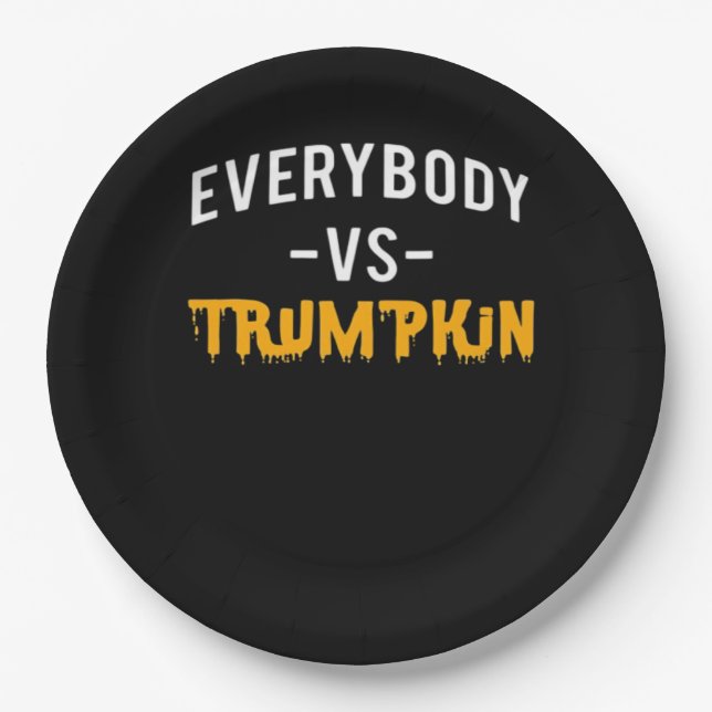 Resist - Trumpkin Classic Paper Plate (Front)