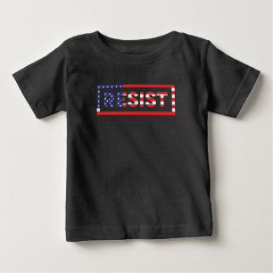 RESIST   United States Flag Baby T-Shirt