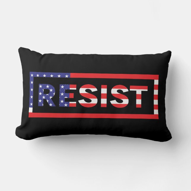 RESIST | United States Flag Lumbar Cushion (Front)