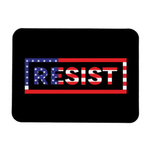 RESIST   United States Flag Magnet