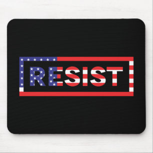 RESIST   United States Flag Mouse Pad