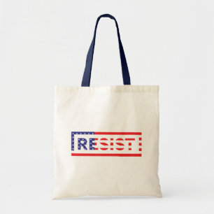 RESIST   United States Flag Tote Bag
