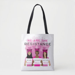 RESIST - We Are The Resistance - Pink Hats Tote Bag