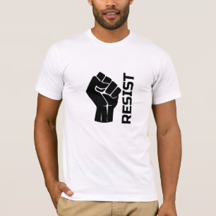 Resist with fist - in black 0002 T-Shirt