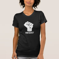 Resist with fist - in white