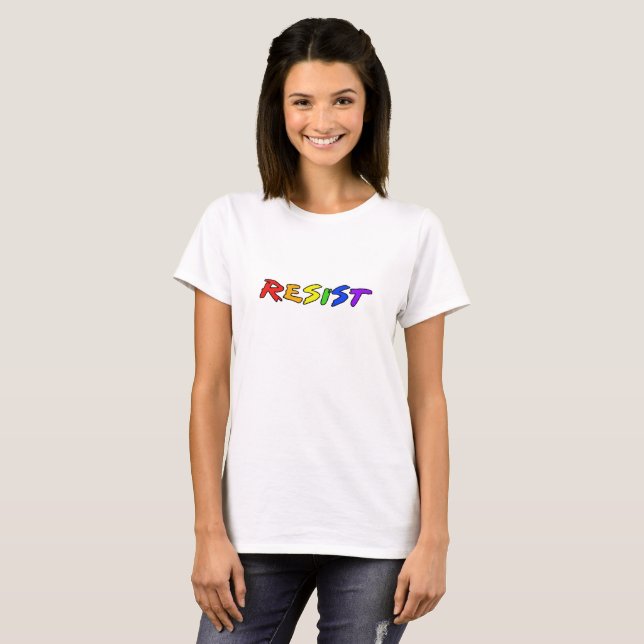 Resist with Pride! (up to 3x!) T-Shirt (Front Full)