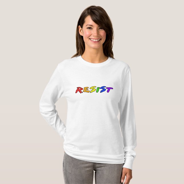 Resist with Pride (up to 3x!) T-Shirt (Front Full)