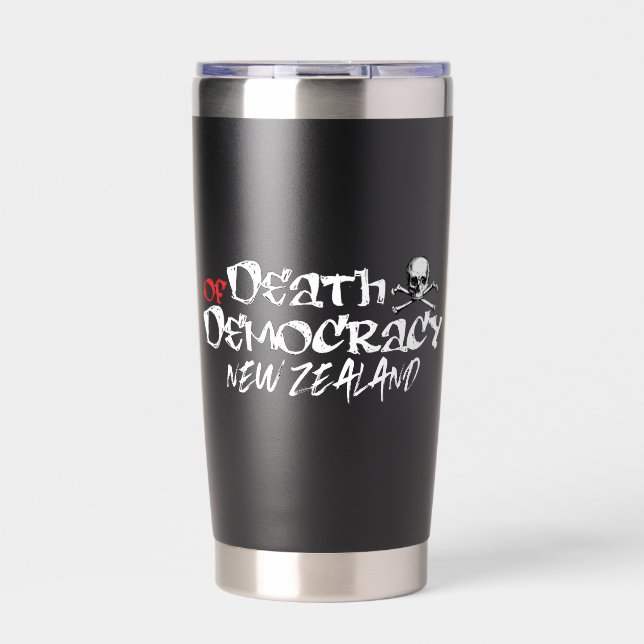 Resistance Becomes Duty NZ Political Insulated Tumbler (Front)