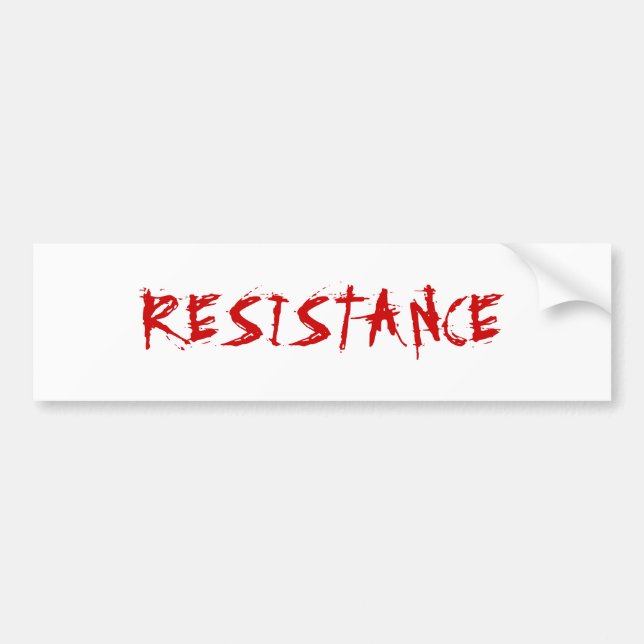 Resistance Bumper Sticker (Front)