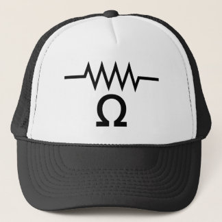 Resistance in Ohms Print Trucker Hat