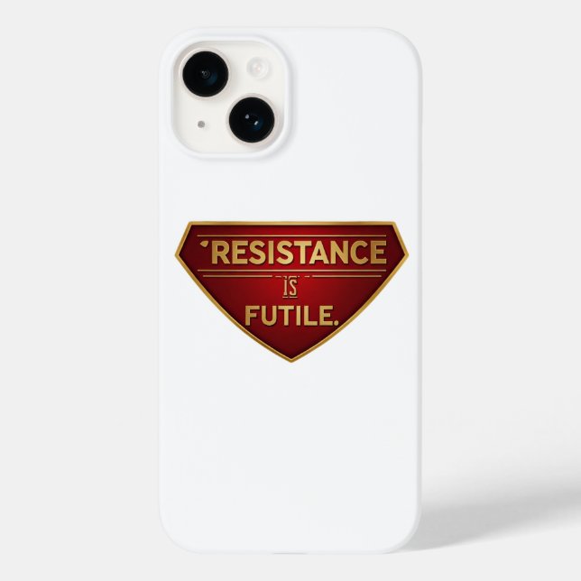 Resistance Is Futile  Case-Mate iPhone Case (Back)