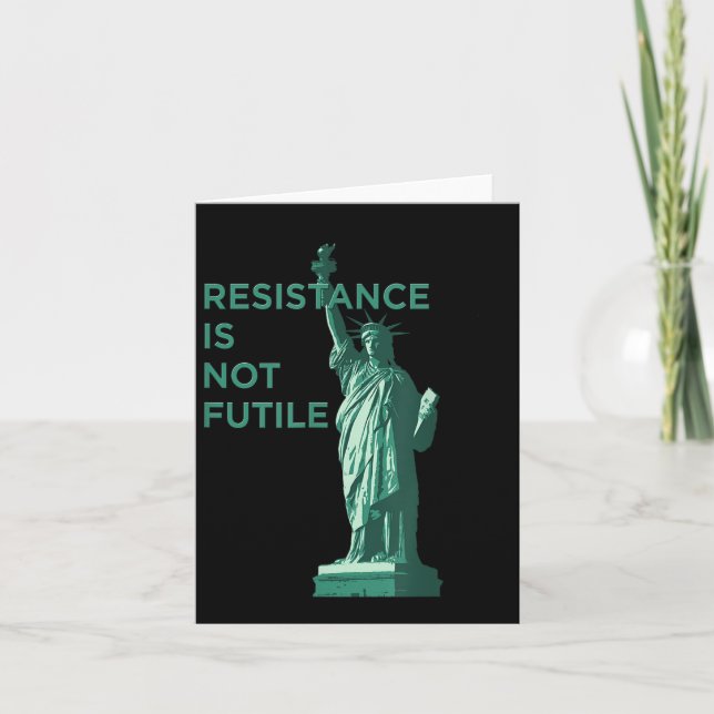 Resistance Is Not Futile Graphic  Card (Front)