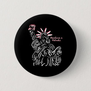 Resistance Is Patriotic 4th Of July Tank Resist Tr 6 Cm Round Badge