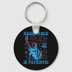 Resistance Is Patriotic Statue Of Liberty 17th Jul Key Ring