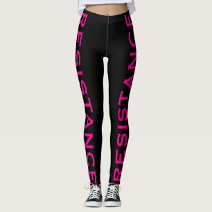 Resistance Pink Black Resist Leggings