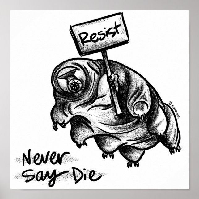 Resistance Tardigrade Poster (Front)