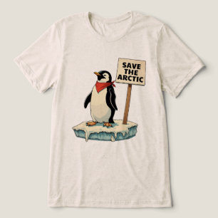 Resistance: The Penguin Fights Back Against Tariff Tri-Blend Shirt