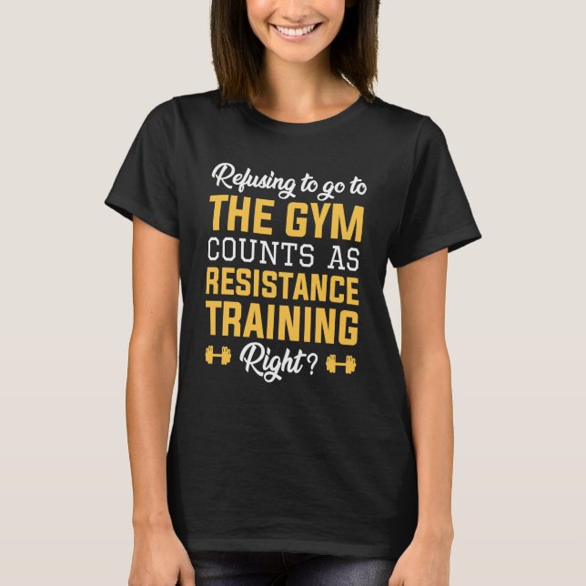Resistance Training T-Shirt (Front)