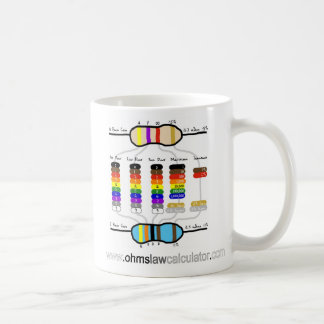 Resistor Colour Chart Mug - Large