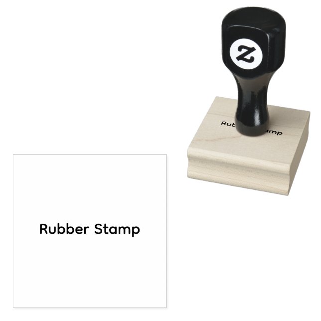 Resize 2" x 2" Self Inking Rubber Stamp (Stamped)