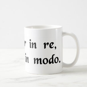 Resolutely in action, gently in manner. coffee mug