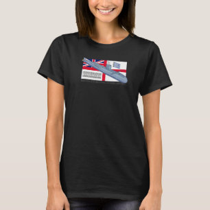Resolution Class British Submarine Vintage Flag T-Shirt