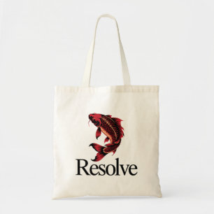 Resolve – Japanese Koi Symbol of Determination Tote Bag