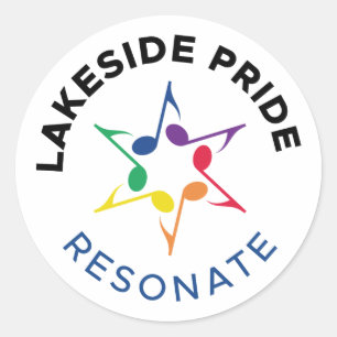 Resonate Circle Sticker