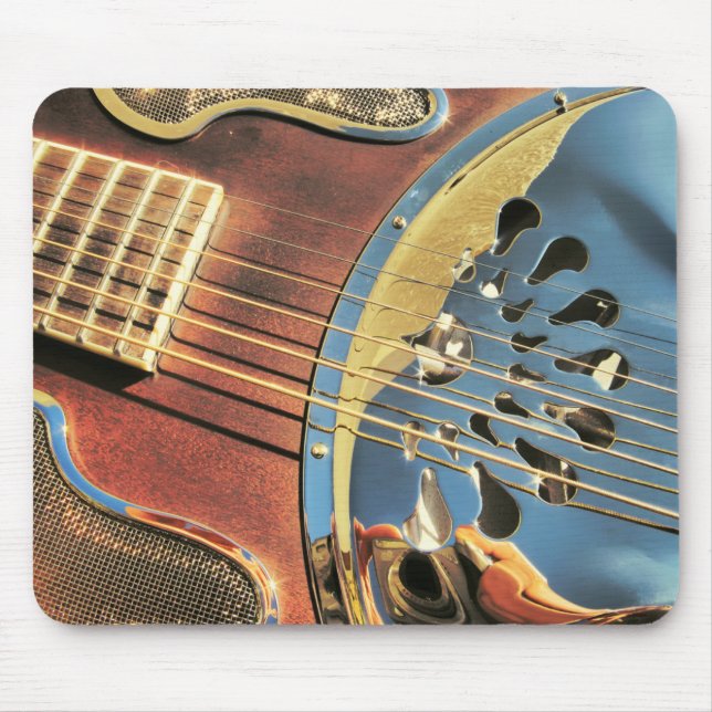 Resonator Guitar Mouse Pad (Front)