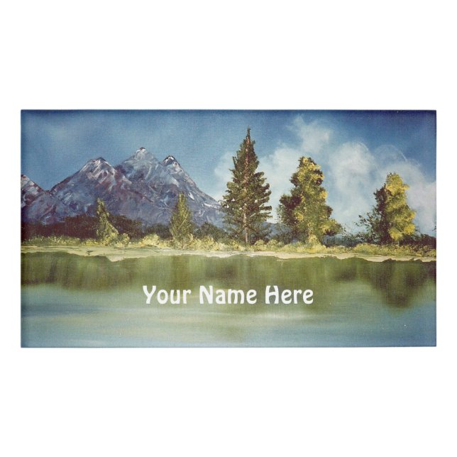 resort or reunion name tag (Front)