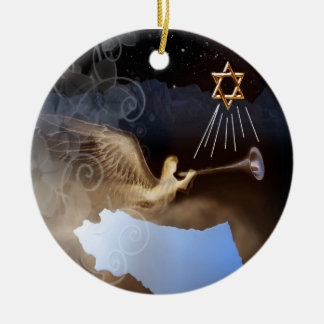 Resounding Victory- Ornament- Jewish Ceramic Tree Decoration