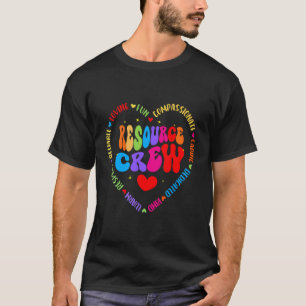 Resource Crew Teacher Team Special Education IEP T T-Shirt
