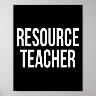 Resource Teacher Appreciation Day For Work Thank Y Poster