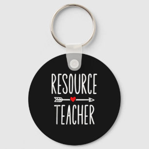 Resource Teacher Appreciation Design For Women Men Key Ring